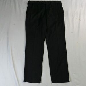 Charles & A‎ Half 30 x 30 Black Straight Leg Flat Front Dress Mens Pants
